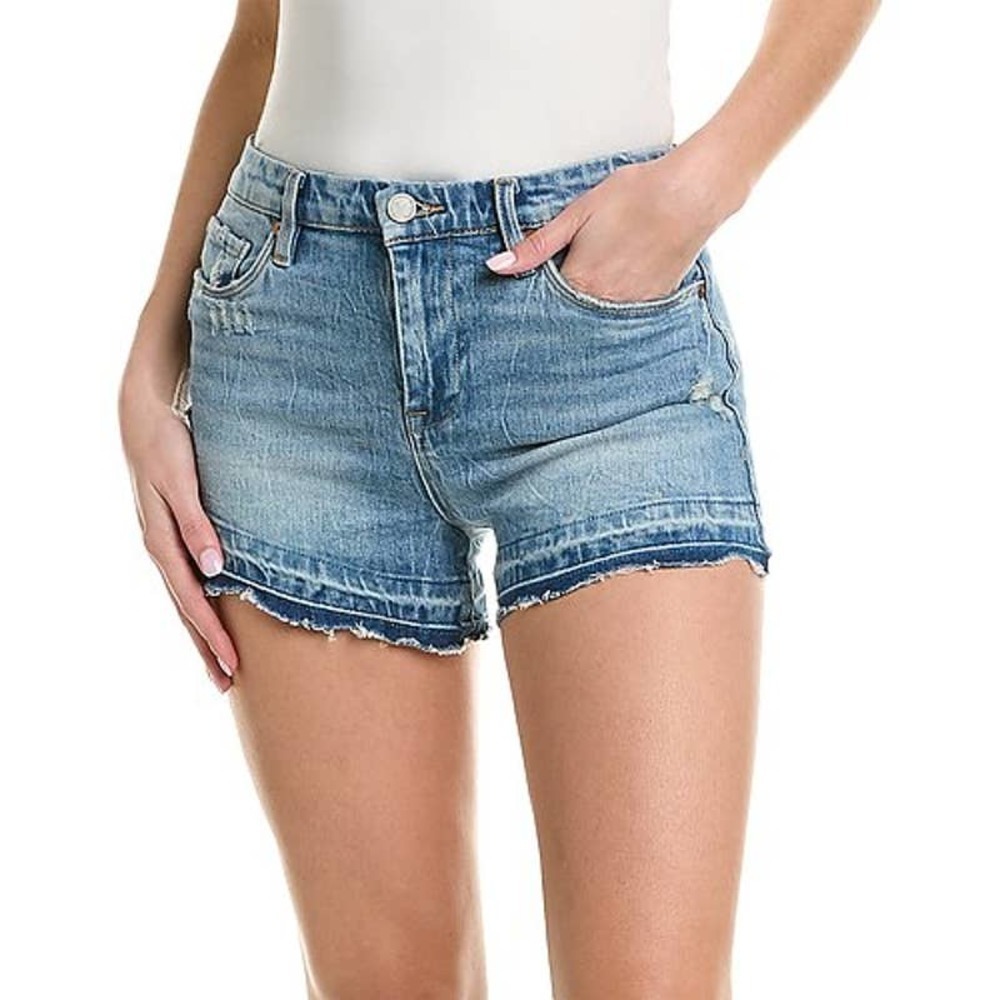 BLANKNYC The Lenox High-rise So Yesterday Short In Blue Size 28